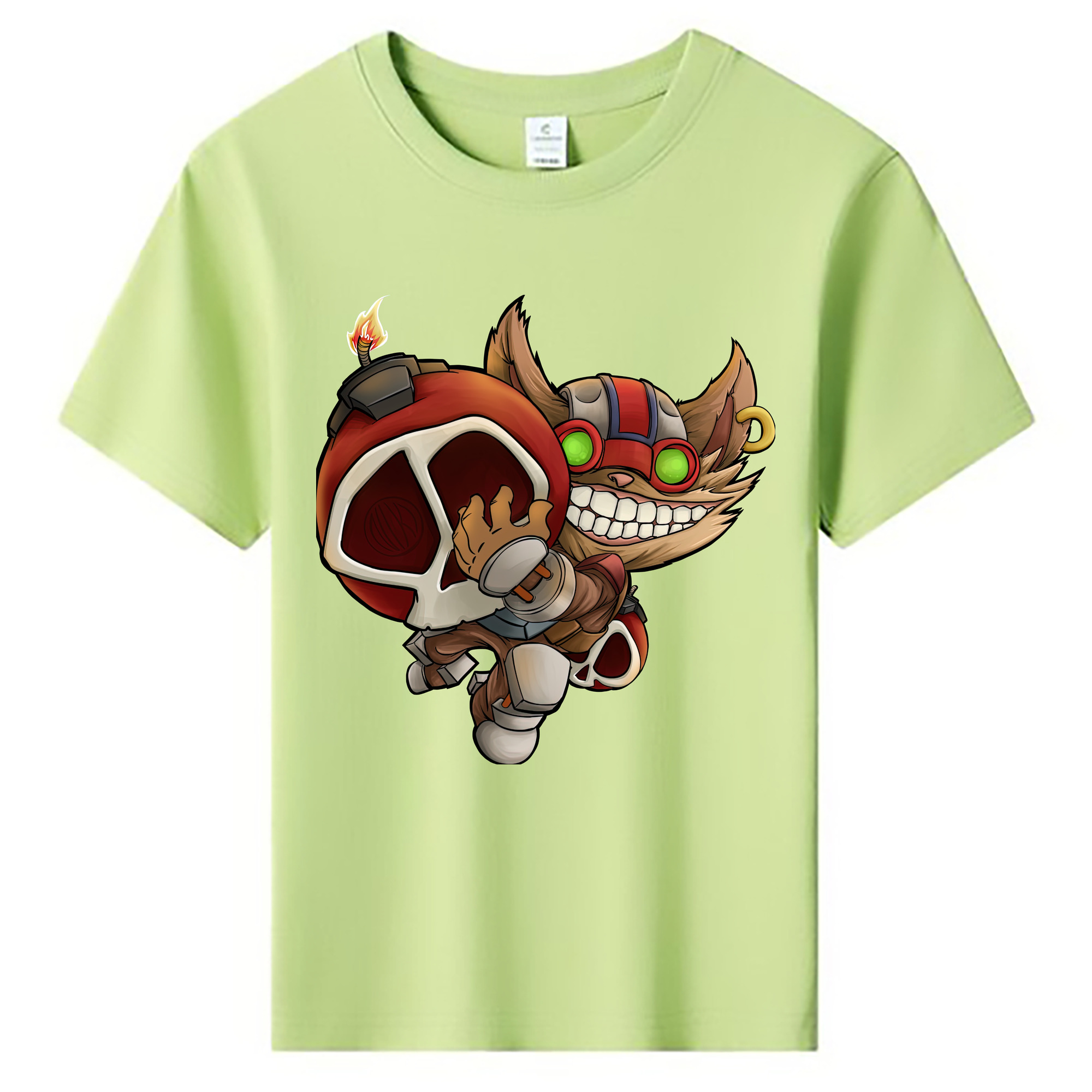 （画像用） リーグ・オブ・レジェンド League of Legends LOL 綿100％キッズTシャツ（フロントプリント）
